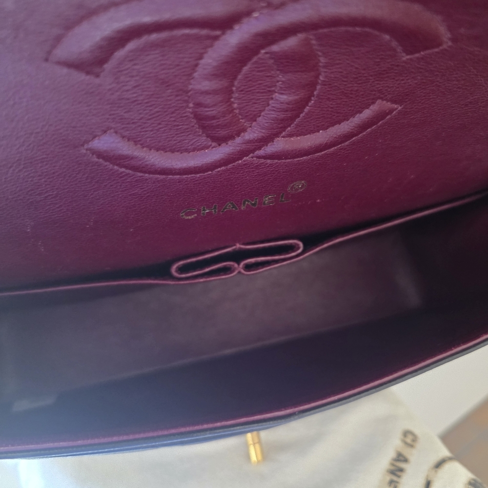 Vintage Chanel Quilted Lambskin Double Flap Shoulder Bag Small - Picture 10 of 16